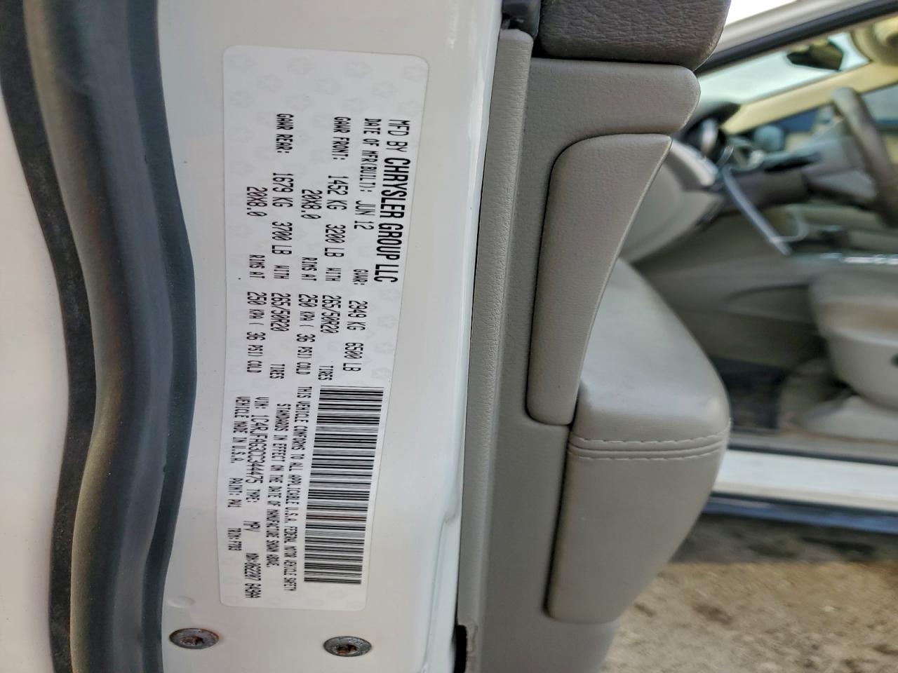2012 JEEP GRAND CHEROKEE LAREDO photo 13