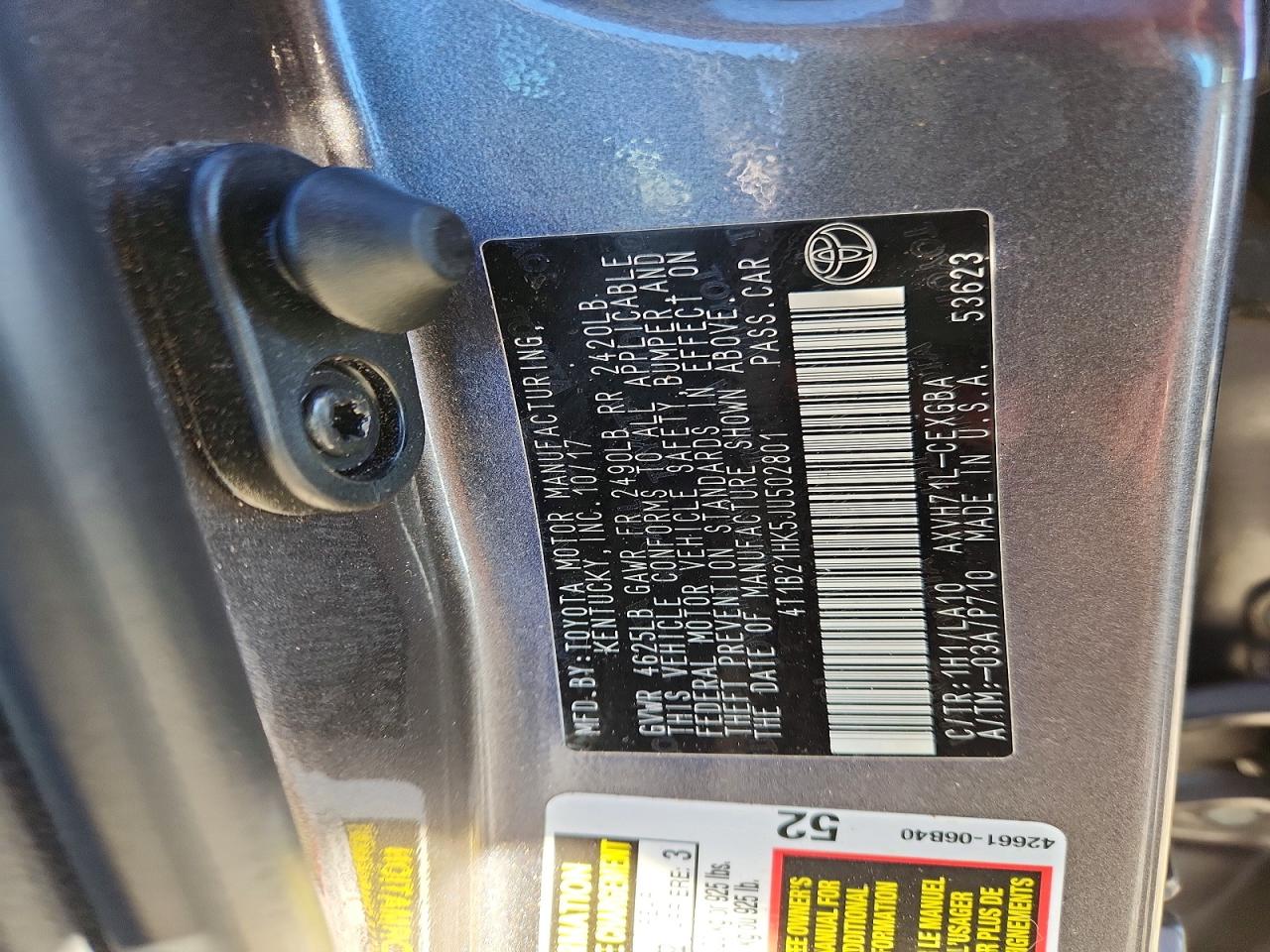 2018 TOYOTA CAMRY HYBRID photo 12