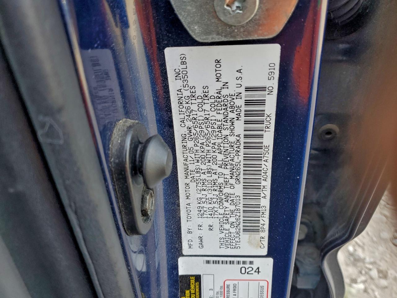 2006 TOYOTA TACOMA DOUBLE CAB PRERUNNER photo 12