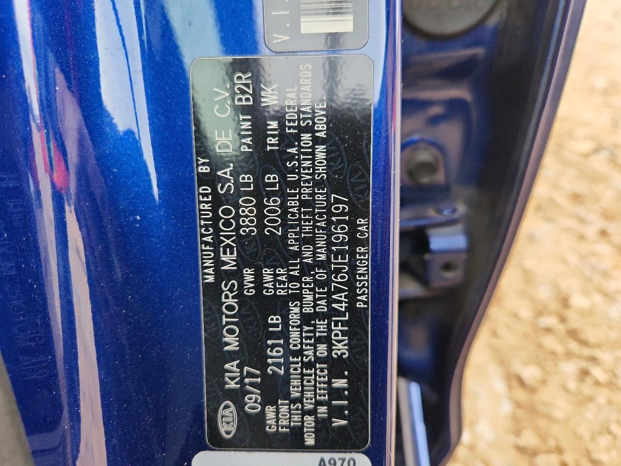 2018 KIA FORTE LX photo 13