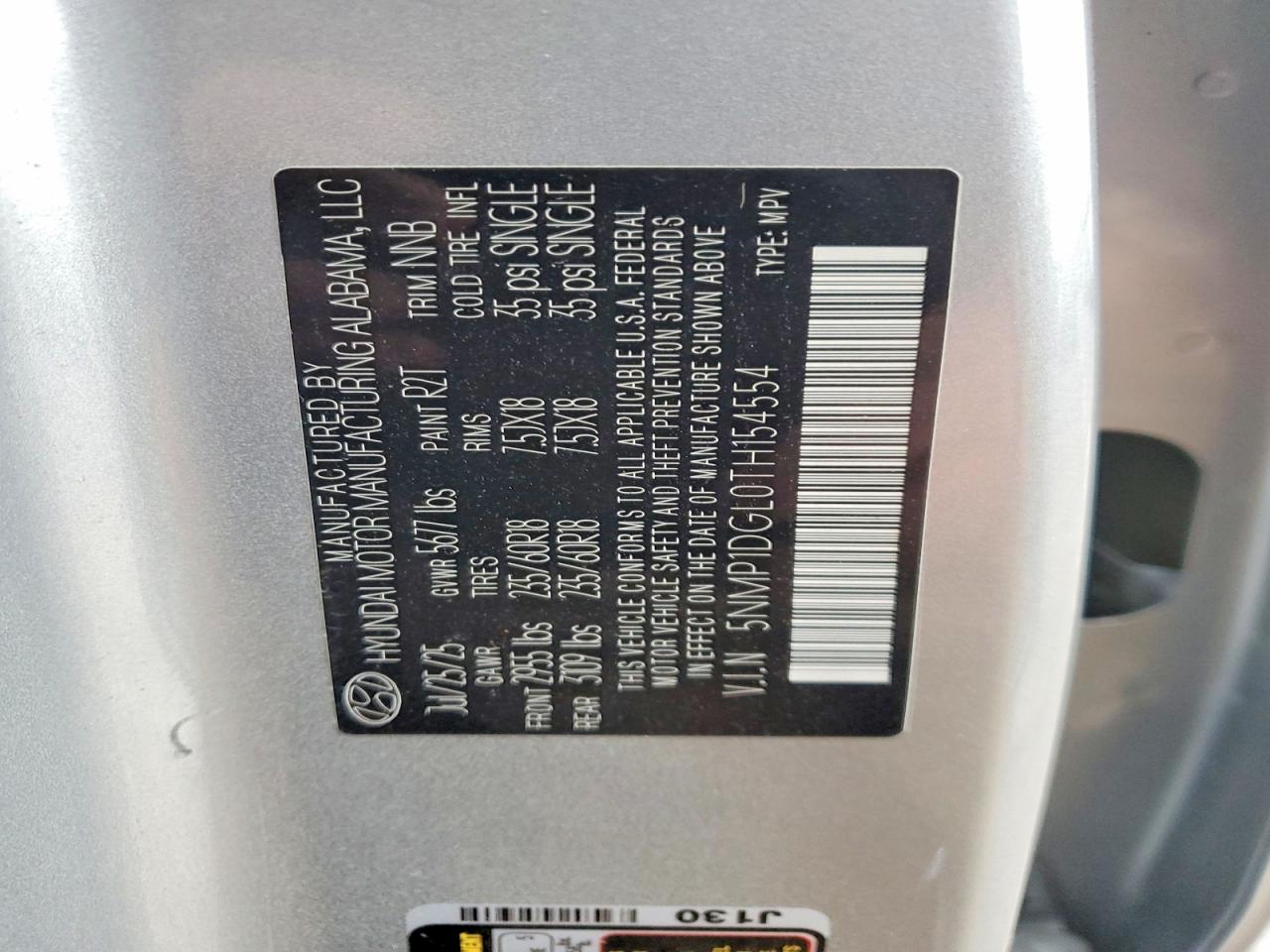 2026 HYUNDAI SANTA FE SE photo 13