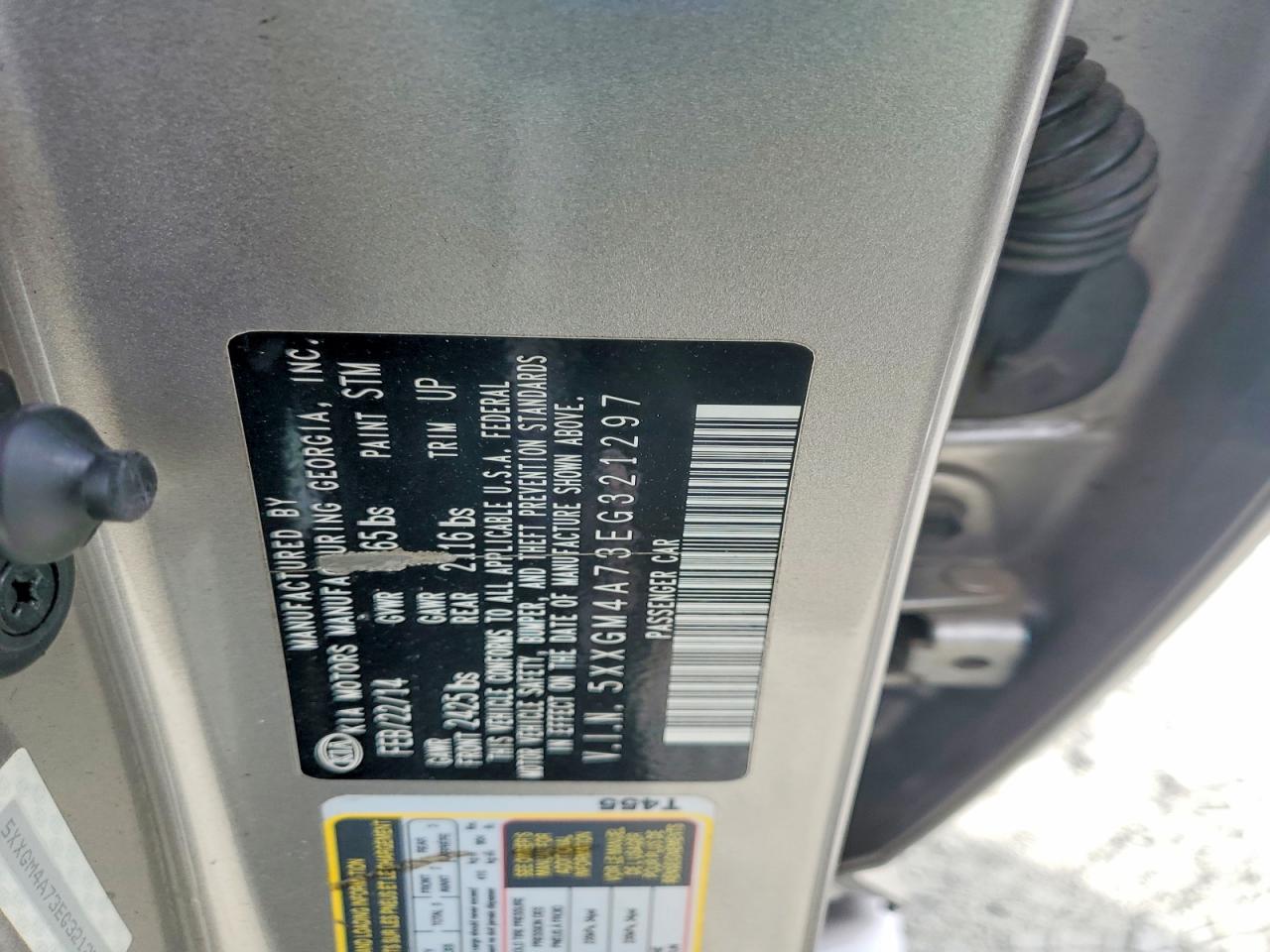 2014 KIA OPTIMA LX photo 12