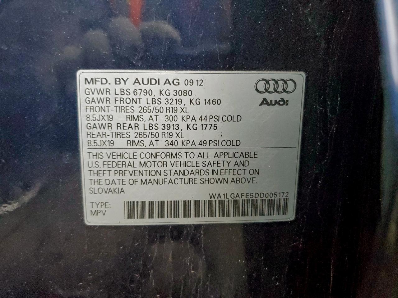 2013 AUDI Q7 PREMIUM PLUS photo 13