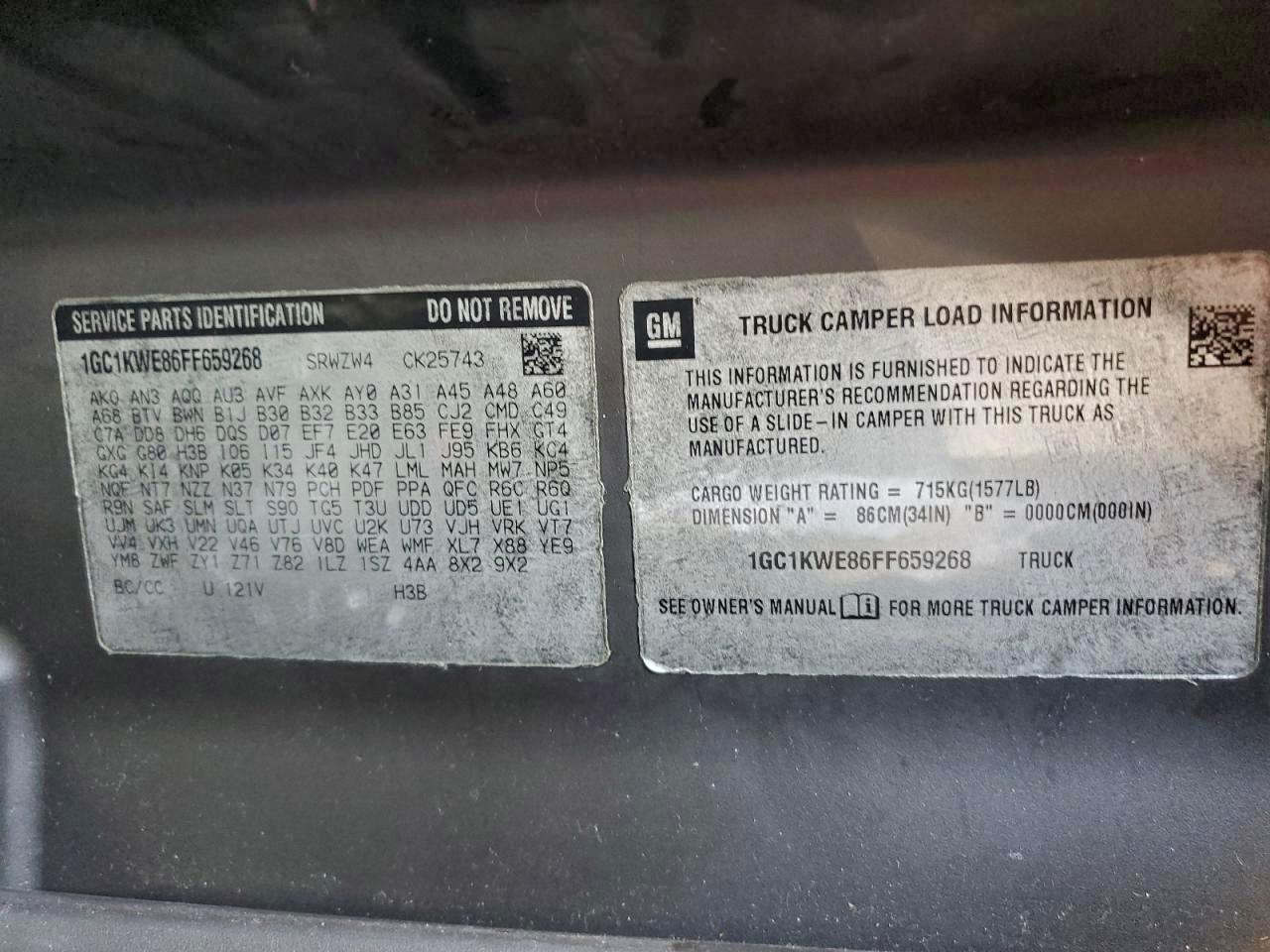 2015 CHEVROLET SILVERADO K2500 HEAVY DUTY LTZ photo 12