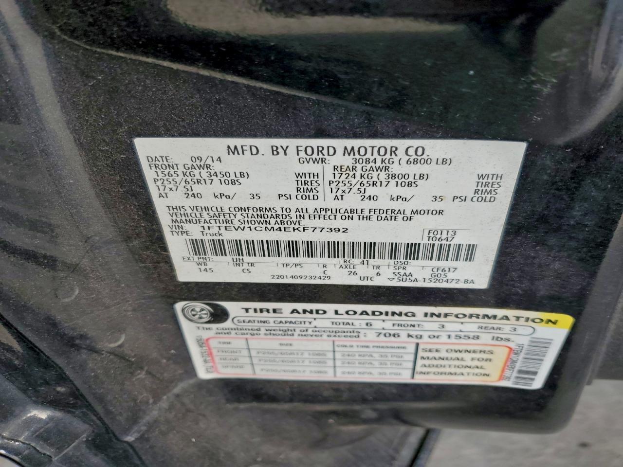 2014 FORD F150 SUPERCREW photo 23