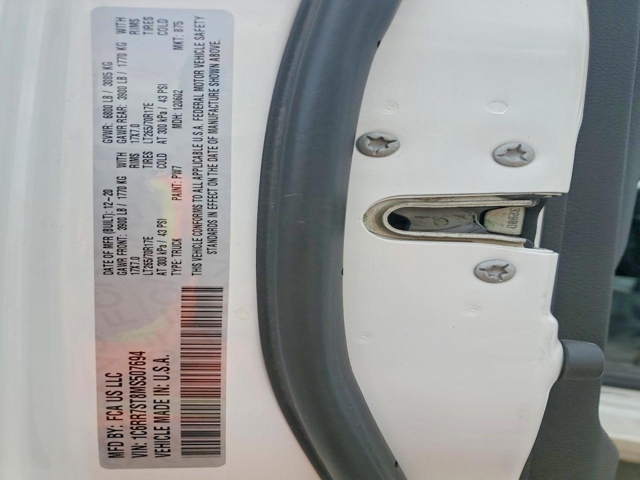 2021 RAM 1500 CLASSIC TRADESMAN photo 23