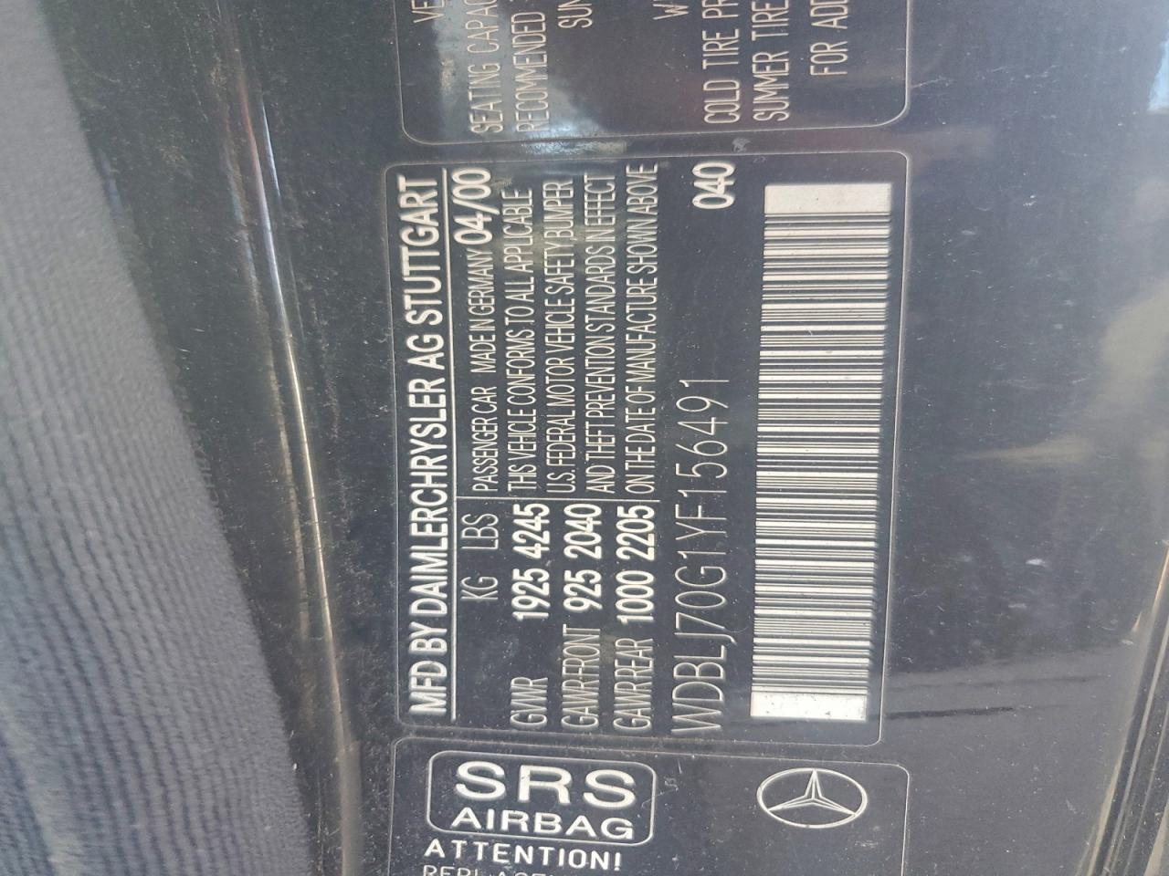 2000 MERCEDES-BENZ CLK 430 photo 23