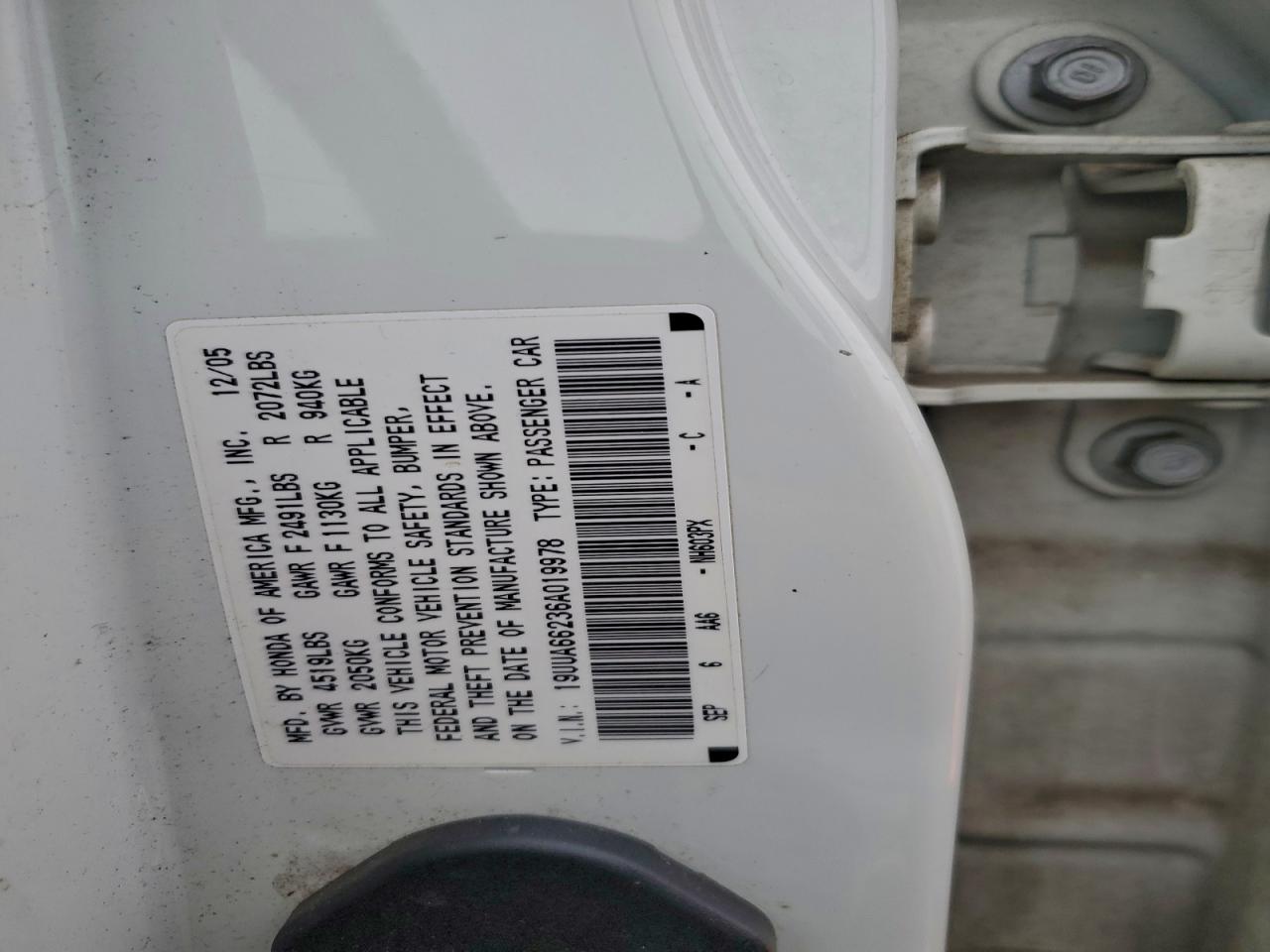 2006 ACURA 3.2TL photo 34