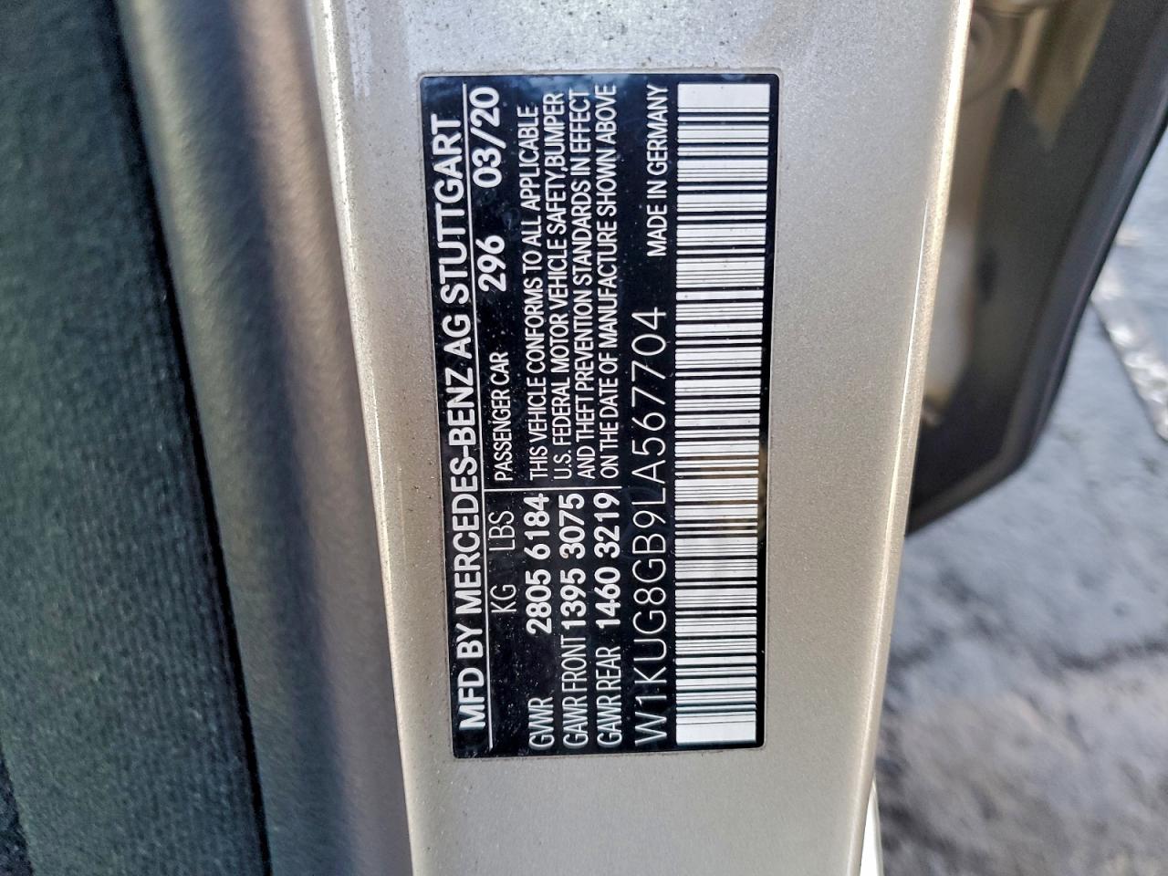 2020 MERCEDES-BENZ S 560 4MATIC photo 12
