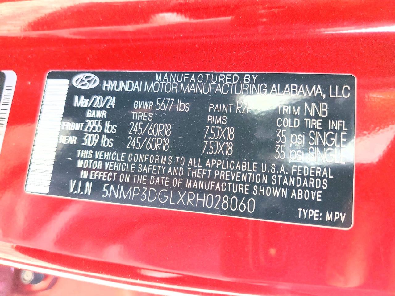 2024 HYUNDAI SANTA FE XRT photo 13