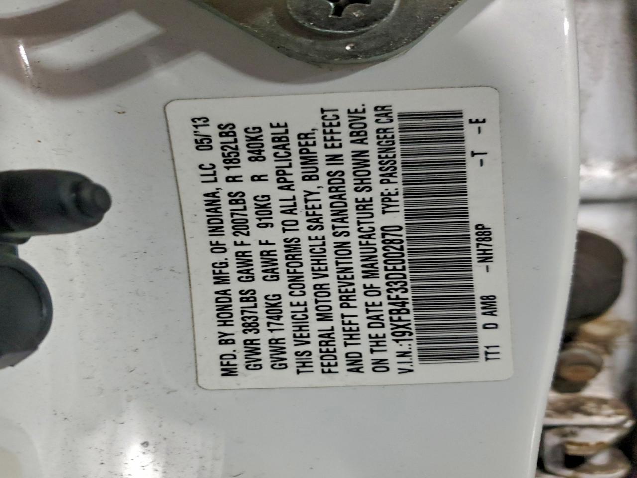2013 HONDA CIVIC HYBRID L photo 34