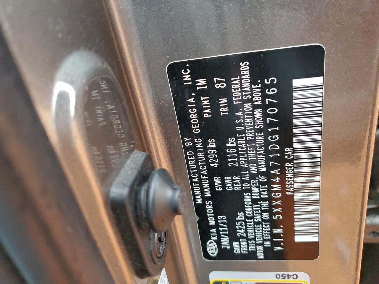 2013 KIA OPTIMA LX photo 12