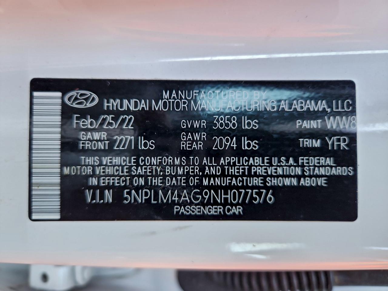 2022 HYUNDAI ELANTRA SEL photo 23