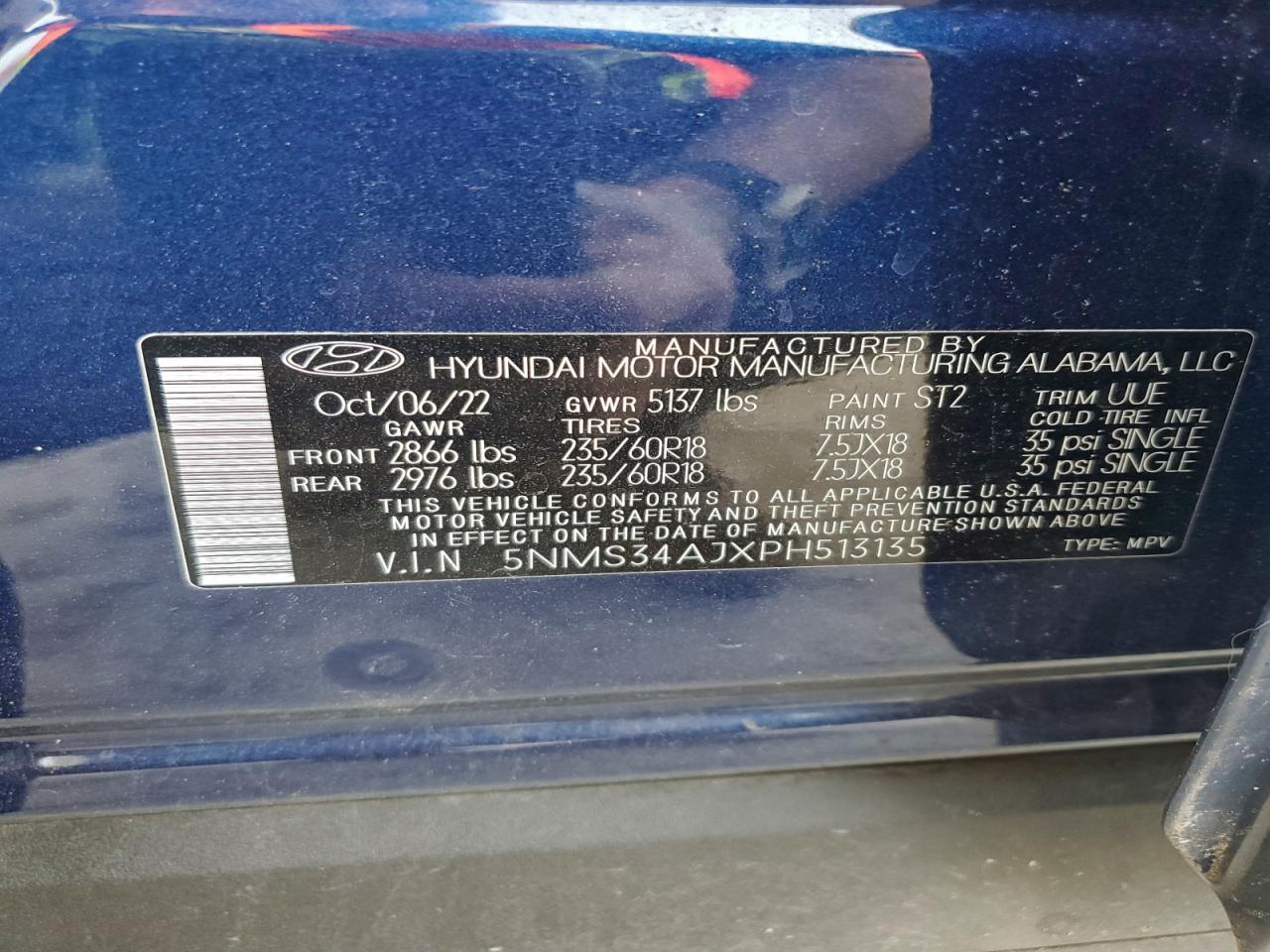 2023 HYUNDAI SANTA FE SEL PREMIUM photo 13