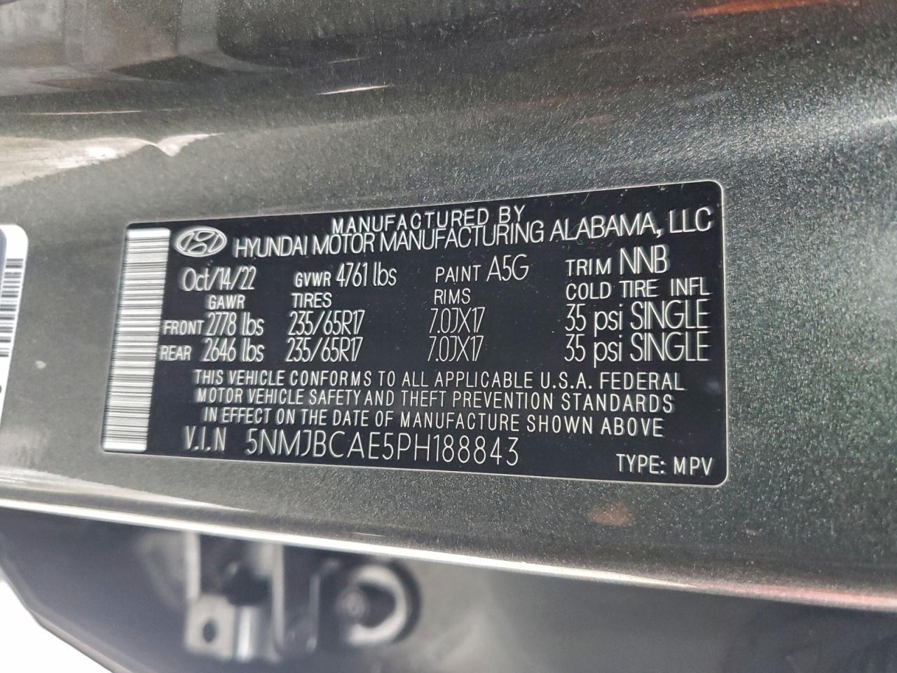 2023 HYUNDAI TUCSON SEL photo 13