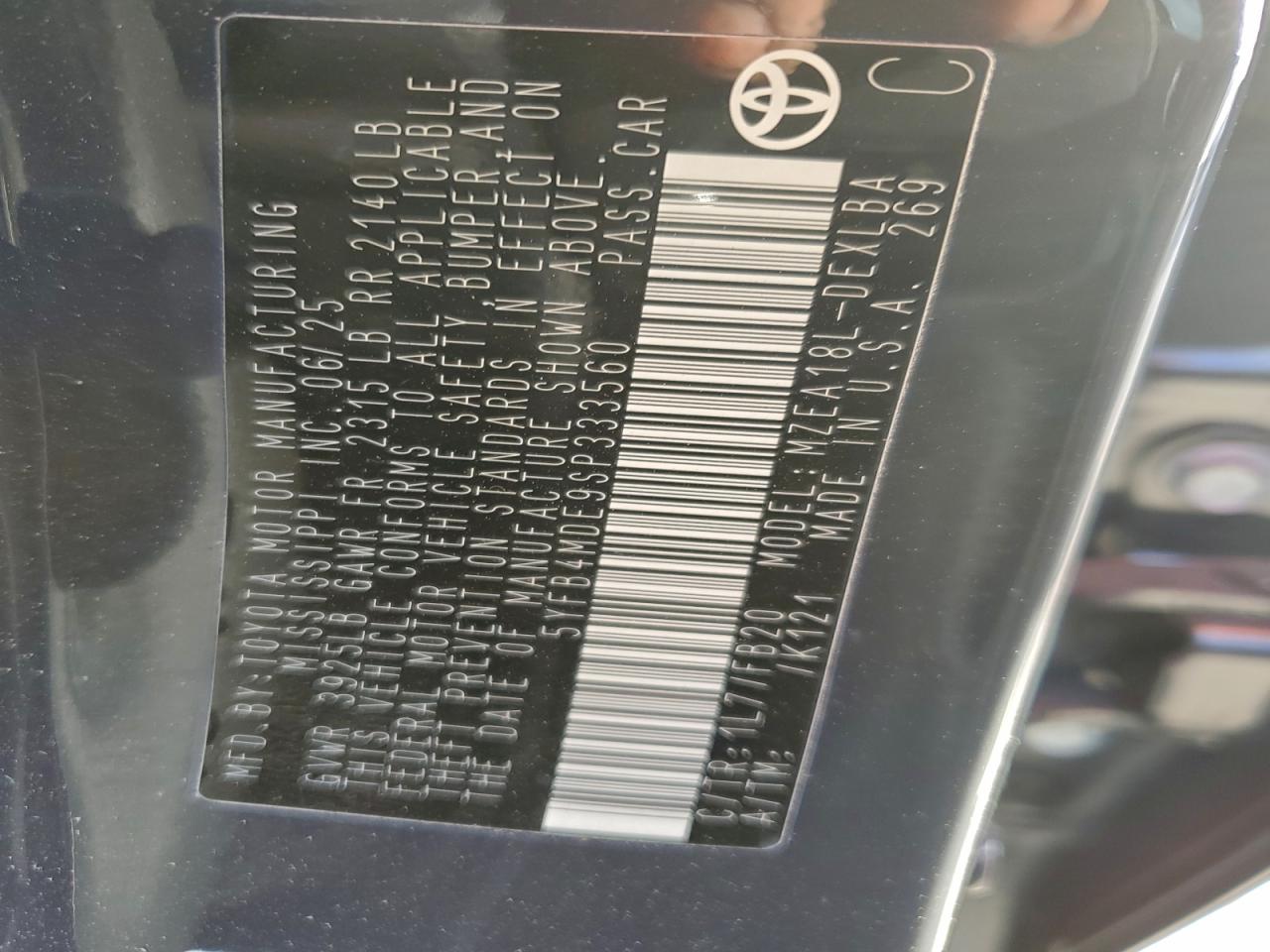 2025 TOYOTA COROLLA LE photo 12