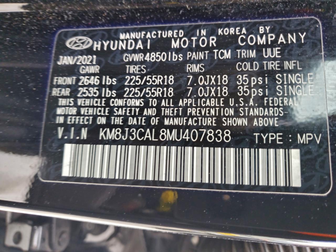 2021 HYUNDAI TUCSON LIMITED photo 25