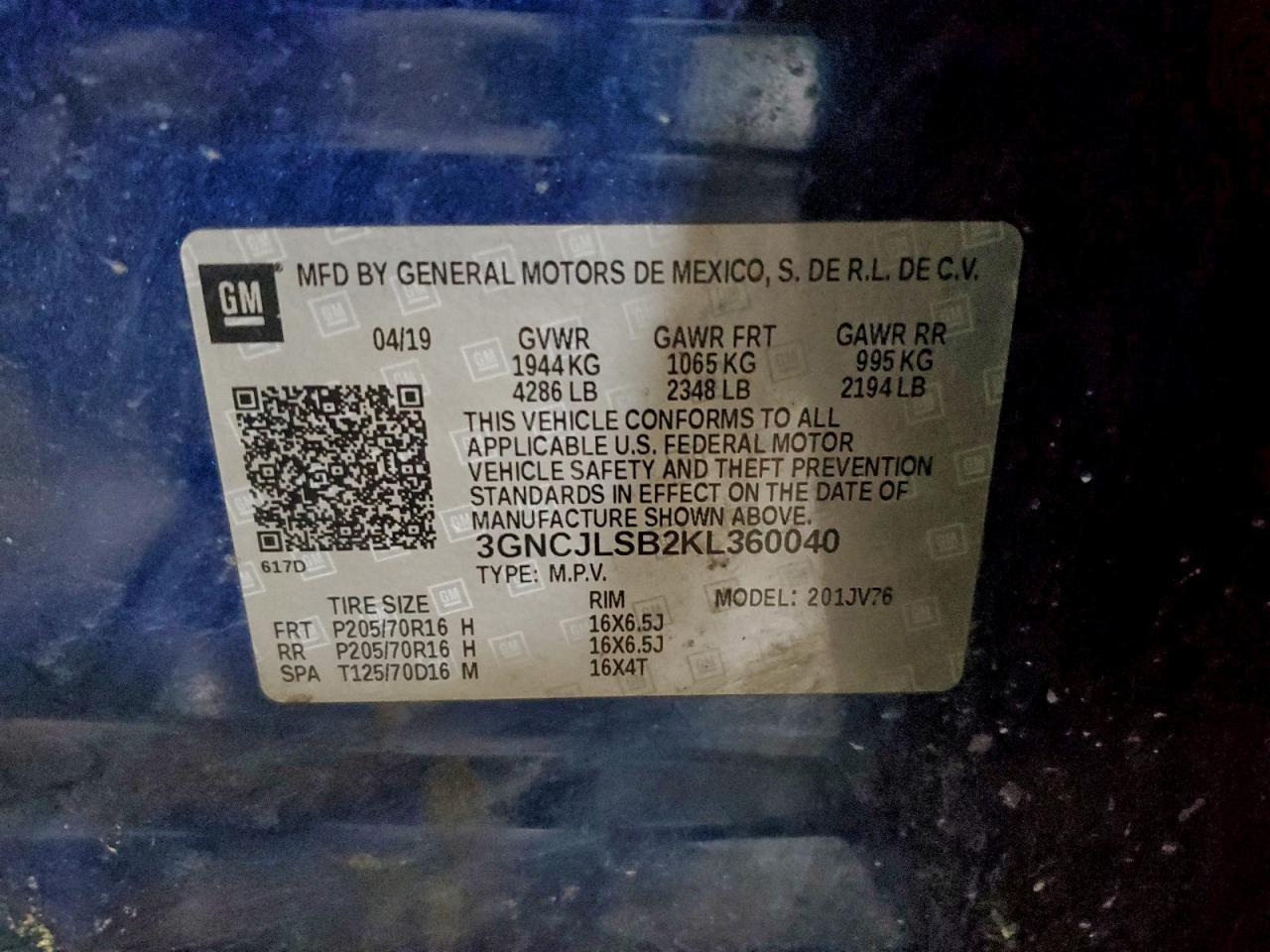 2019 CHEVROLET TRAX 1LT photo 25