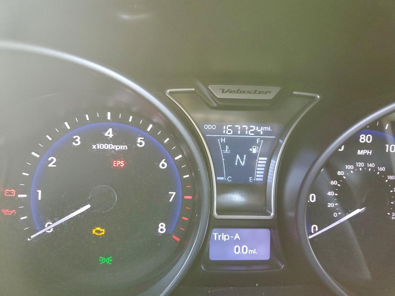 2013 HYUNDAI VELOSTER TURBO photo 9