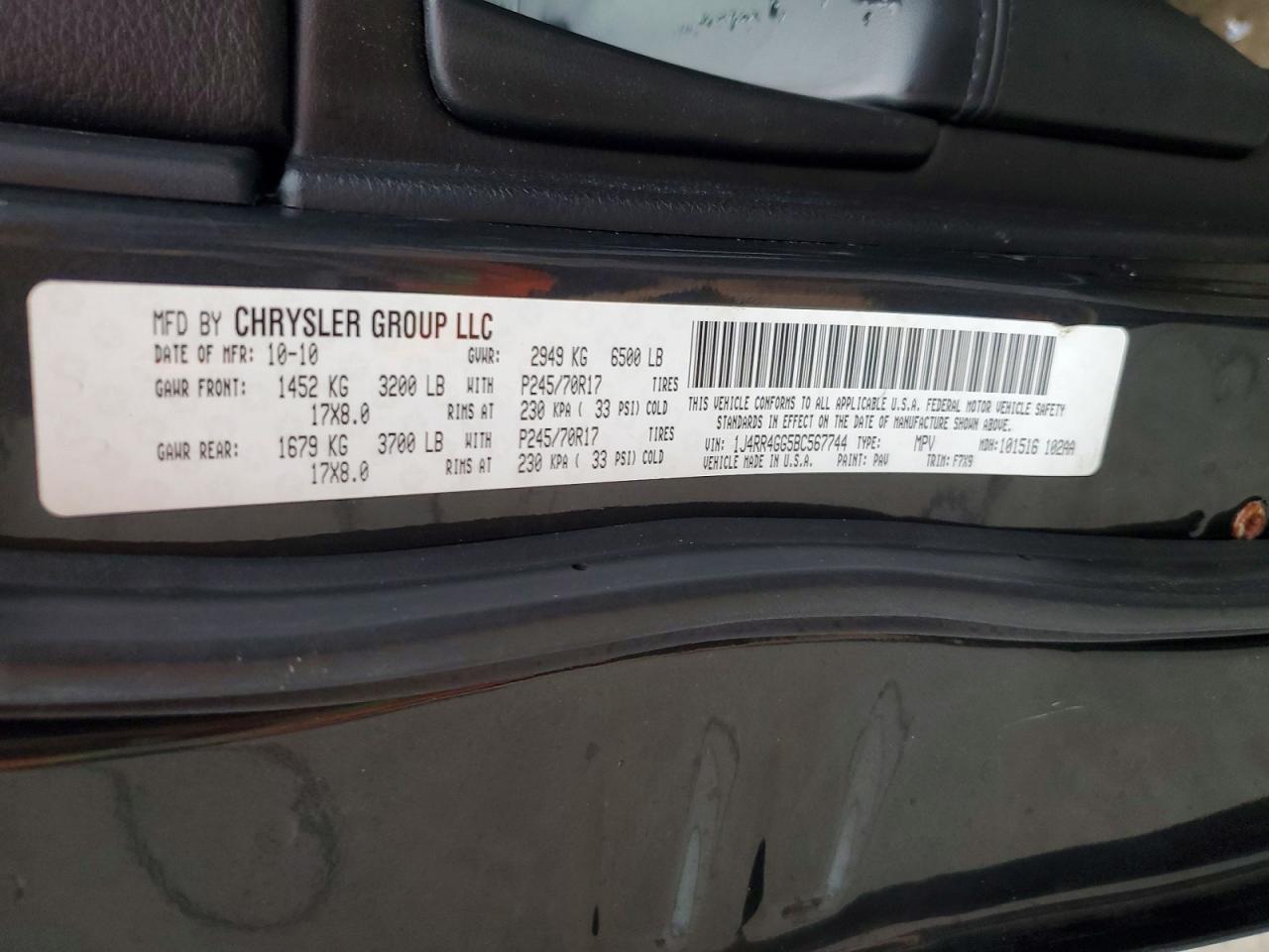 2011 JEEP GRAND CHEROKEE LAREDO photo 14