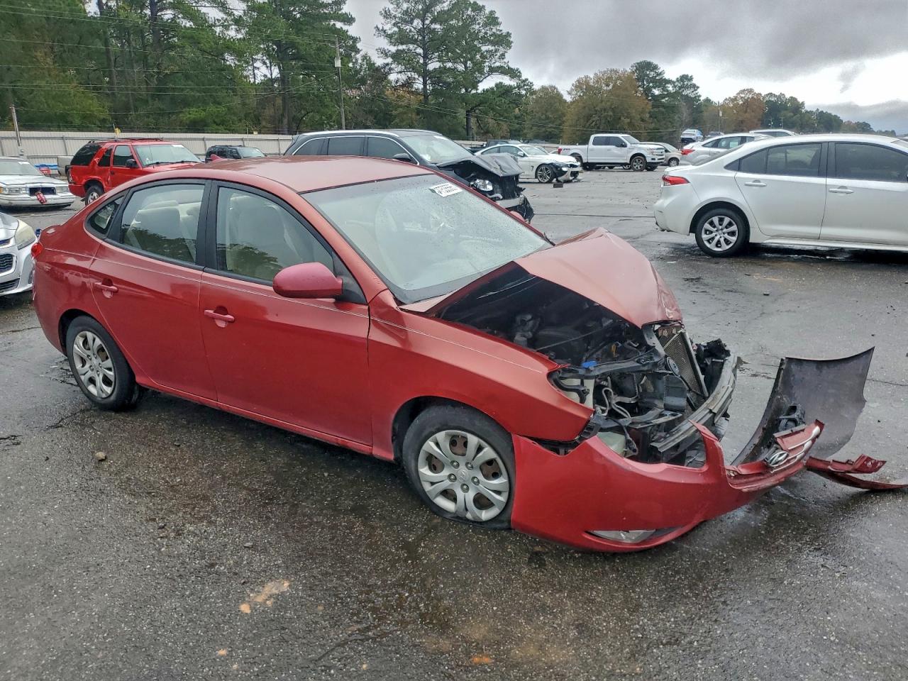 2010 HYUNDAI ELANTRA BLUE photo 4