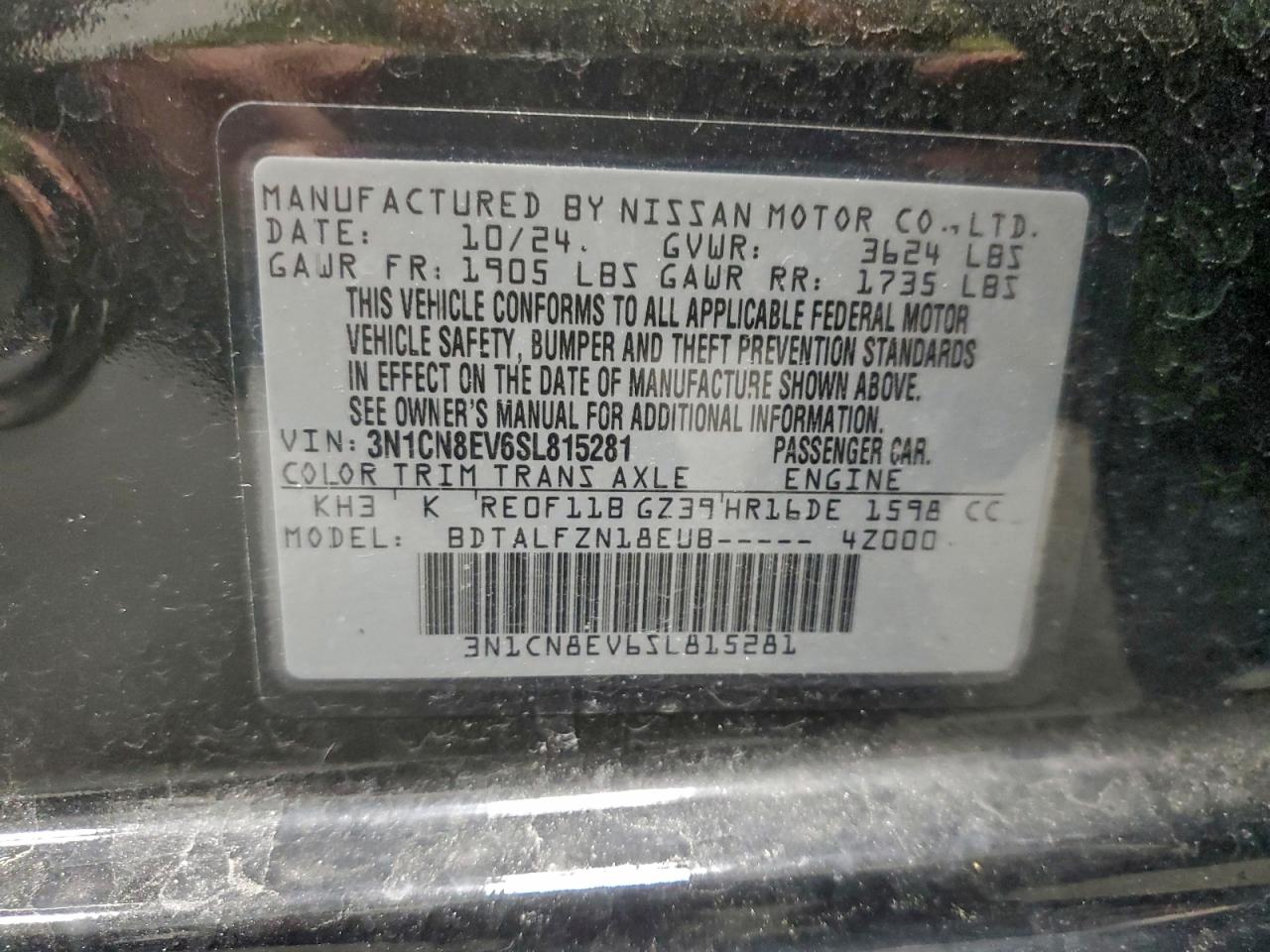 2025 NISSAN VERSA SV photo 23