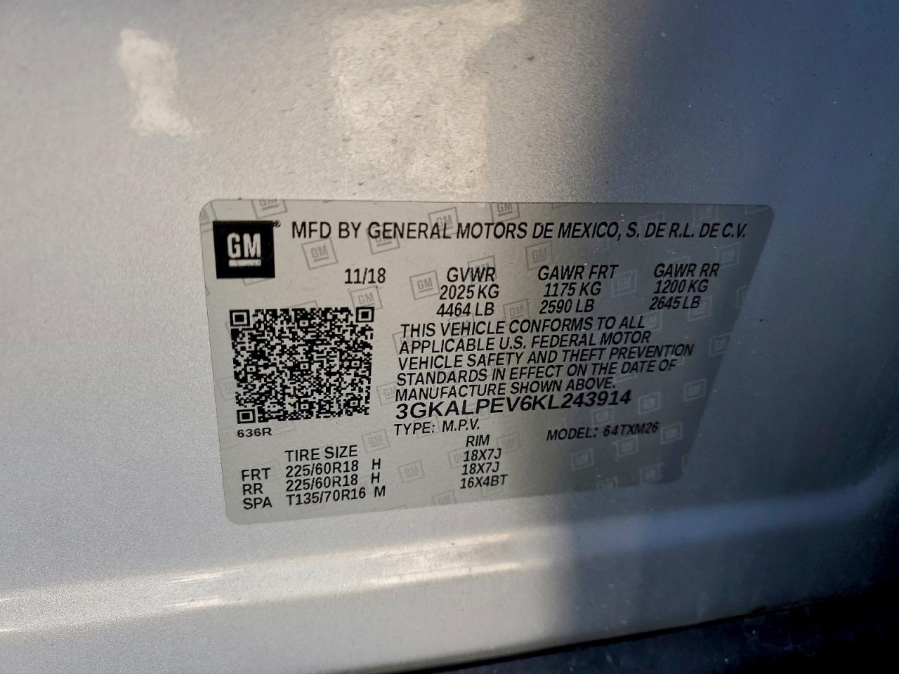 2019 GMC TERRAIN SLT photo 53