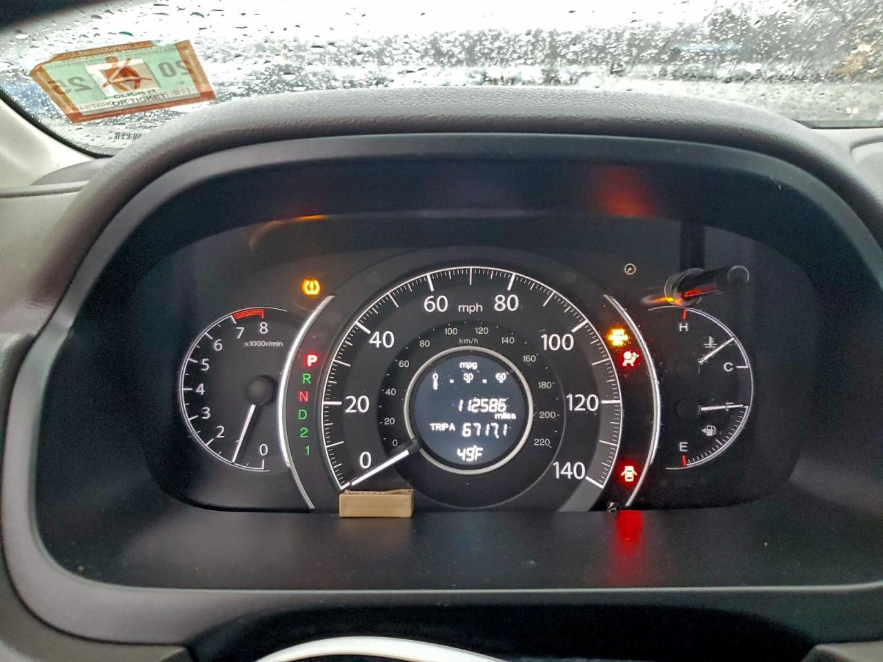 2014 HONDA CR-V EXL photo 9
