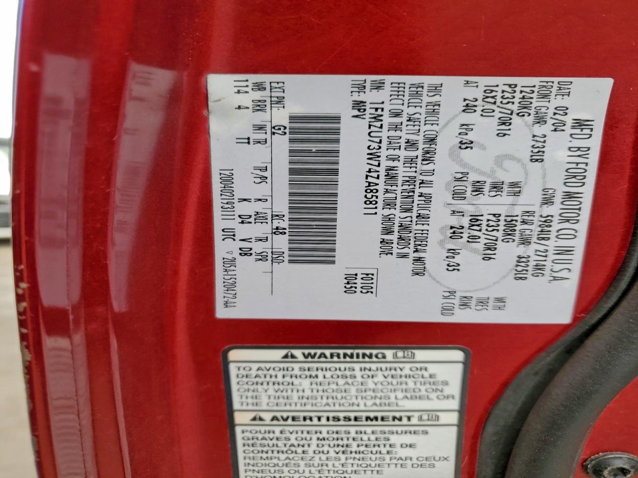 2004 FORD EXPLORER XLT photo 37