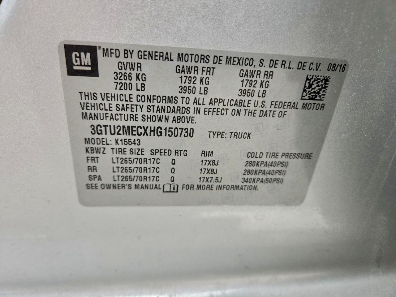 2017 GMC SIERRA K1500 SLE photo 13