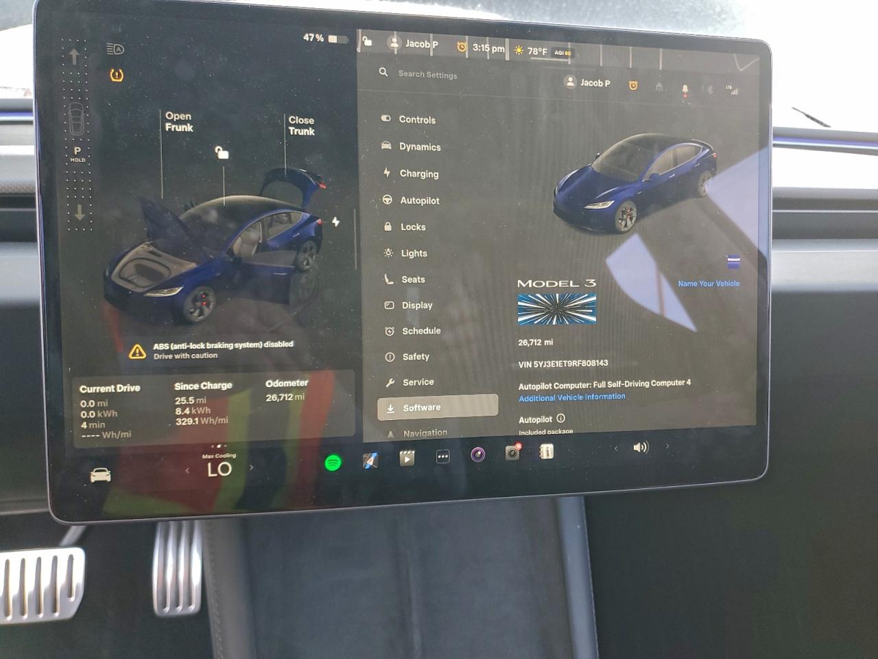 2024 TESLA MODEL 3 photo 9