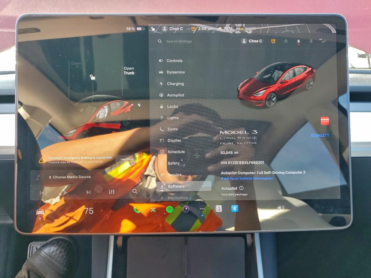 2020 TESLA MODEL 3 photo 9