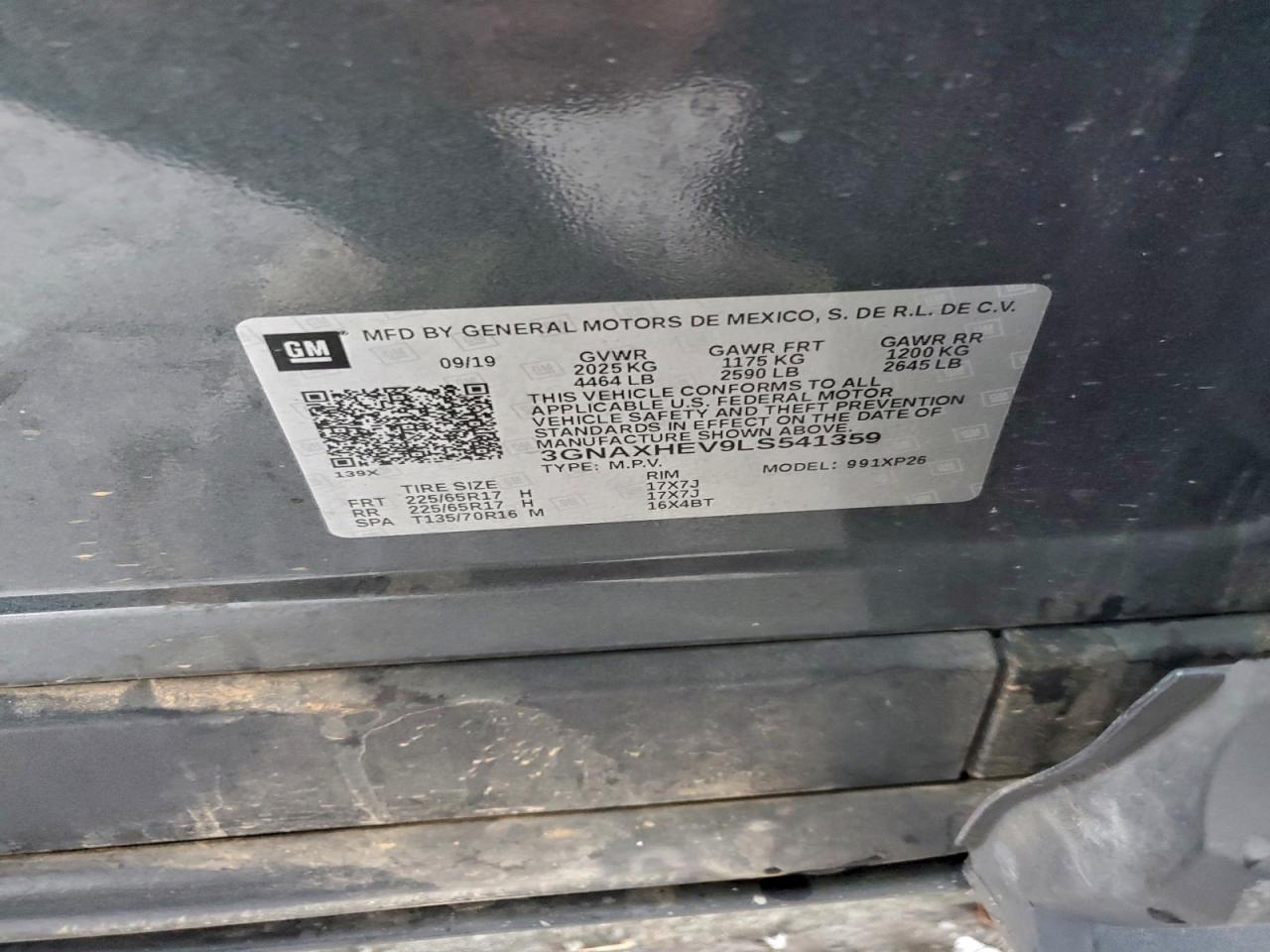 2020 CHEVROLET EQUINOX LS photo 34