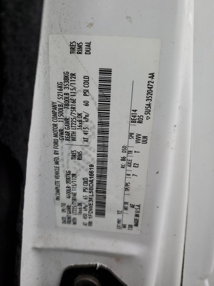 2011 FORD ECONOLINE E350 SUPER DUTY CUTAWAY VAN photo 13