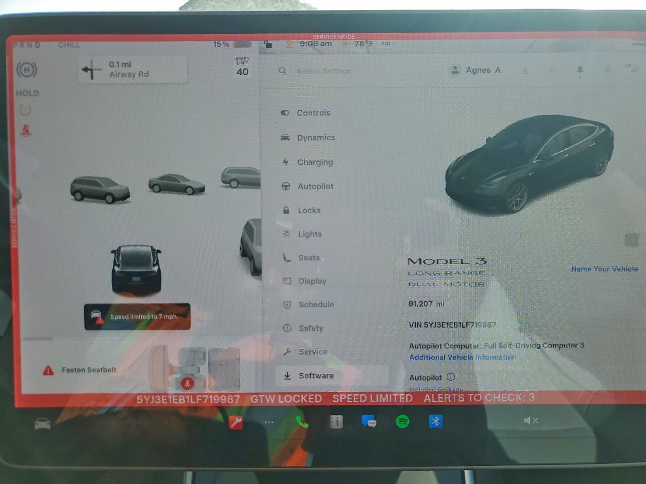 2020 TESLA MODEL 3 photo 9