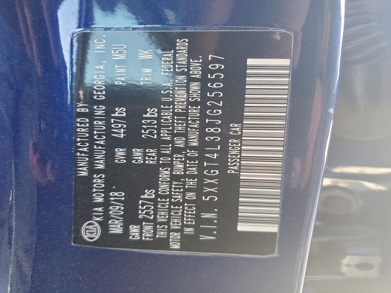 2018 KIA OPTIMA LX photo 12