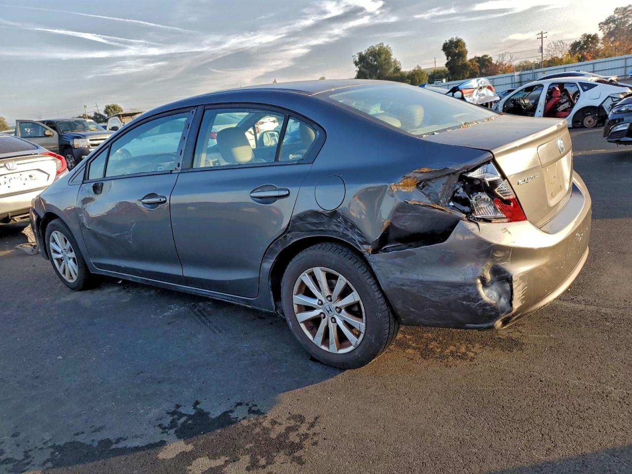 2012 HONDA CIVIC EXL photo 2