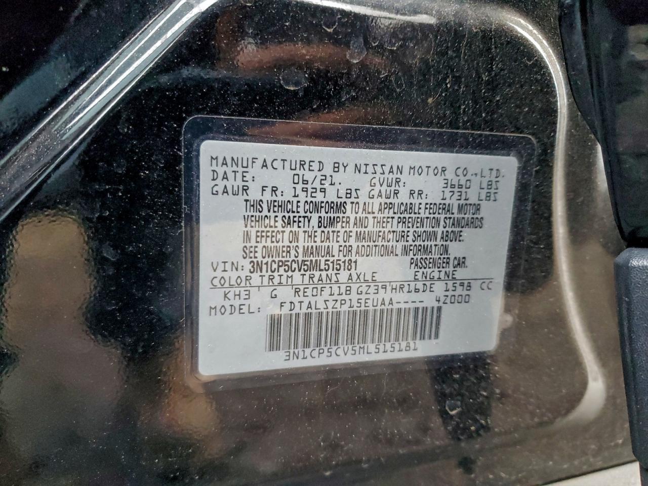 2021 NISSAN KICKS SV photo 13