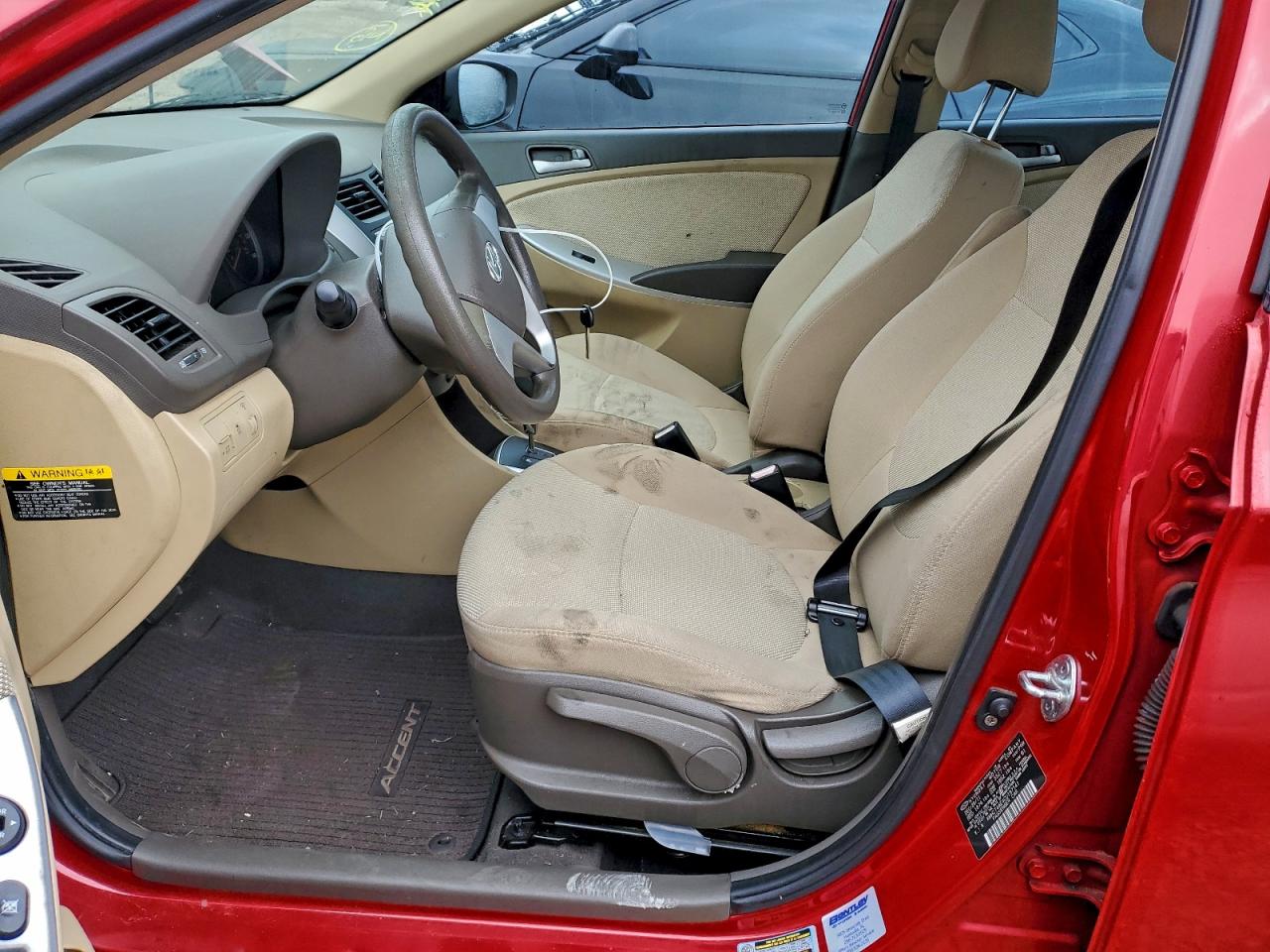 2012 HYUNDAI ACCENT GLS photo 13