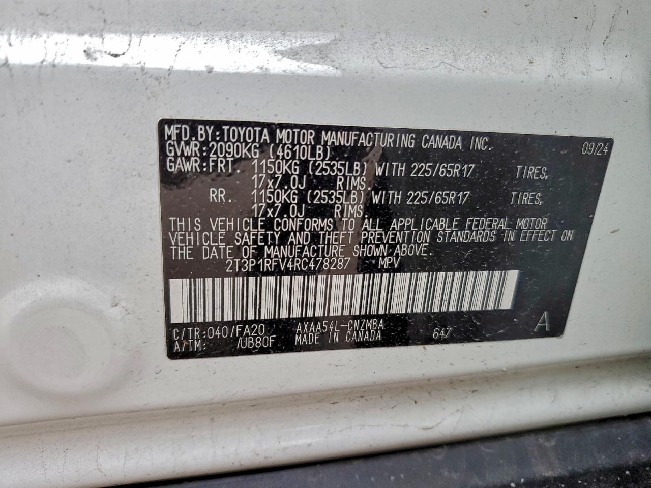 2024 TOYOTA RAV4 XLE photo 13