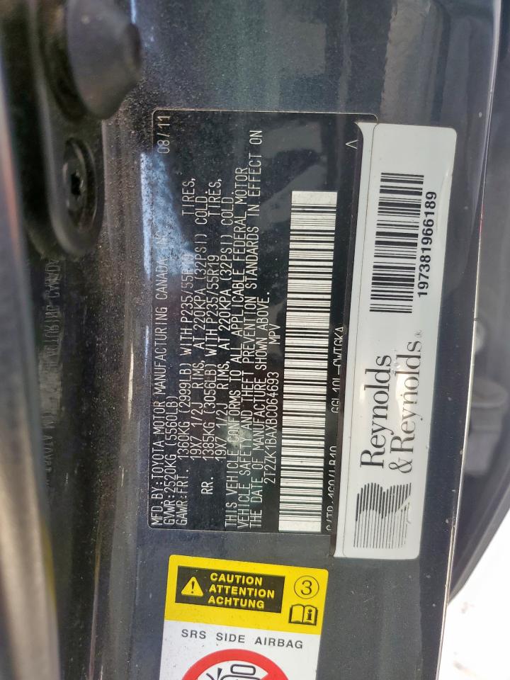 2011 LEXUS RX 350 photo 13
