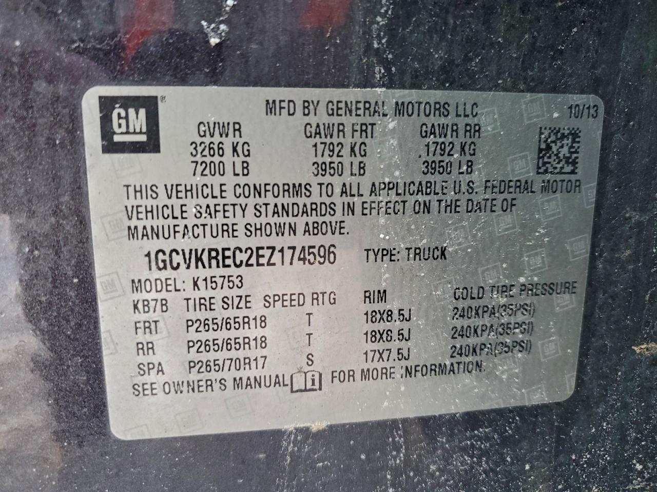 2014 CHEVROLET SILVERADO K1500 LT photo 12