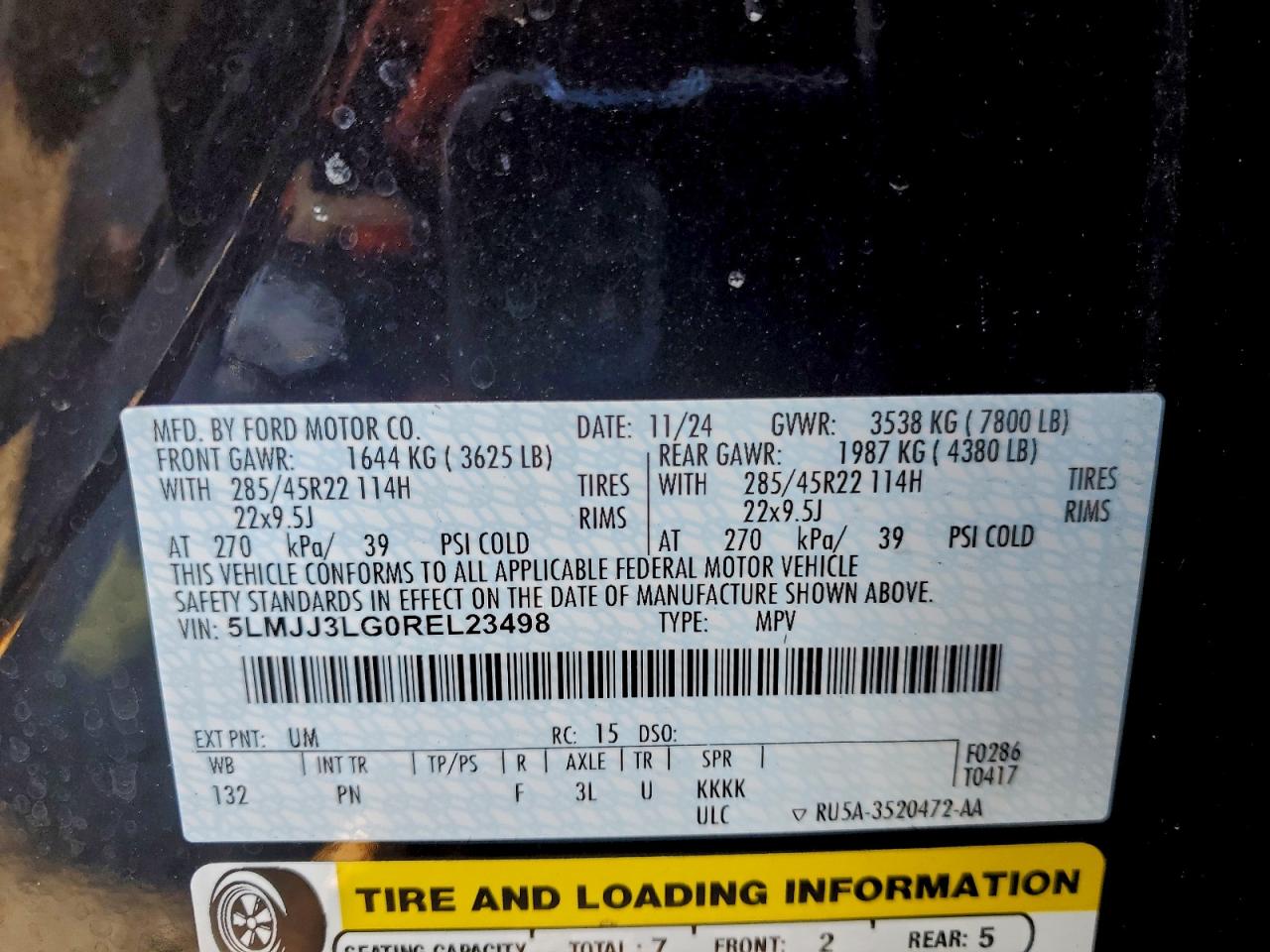 2024 LINCOLN NAVIGATOR L RESERVE photo 14