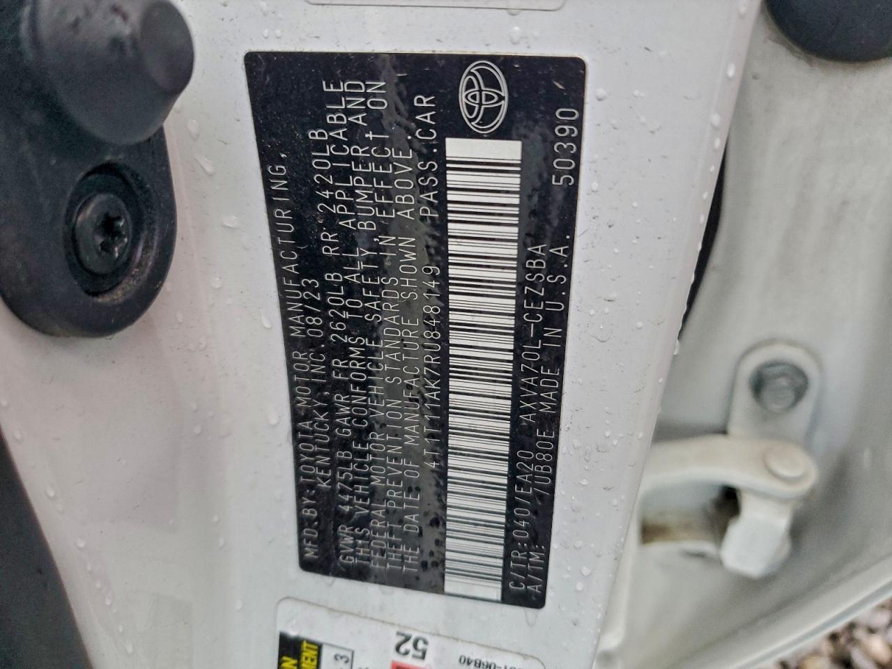 2024 TOYOTA CAMRY SE NIGHT SHADE photo 13