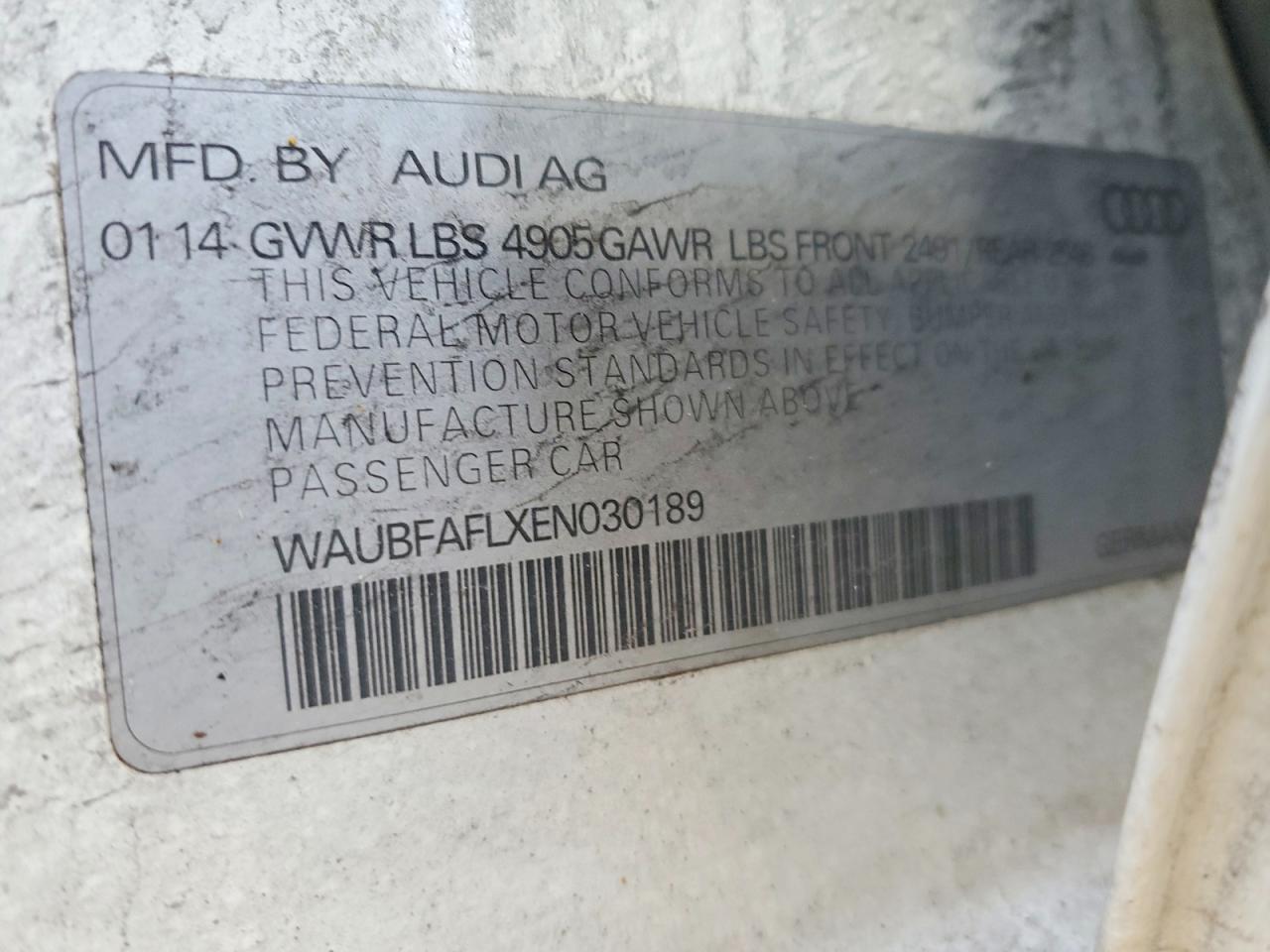 2014 AUDI A4 PREMIUM photo 45