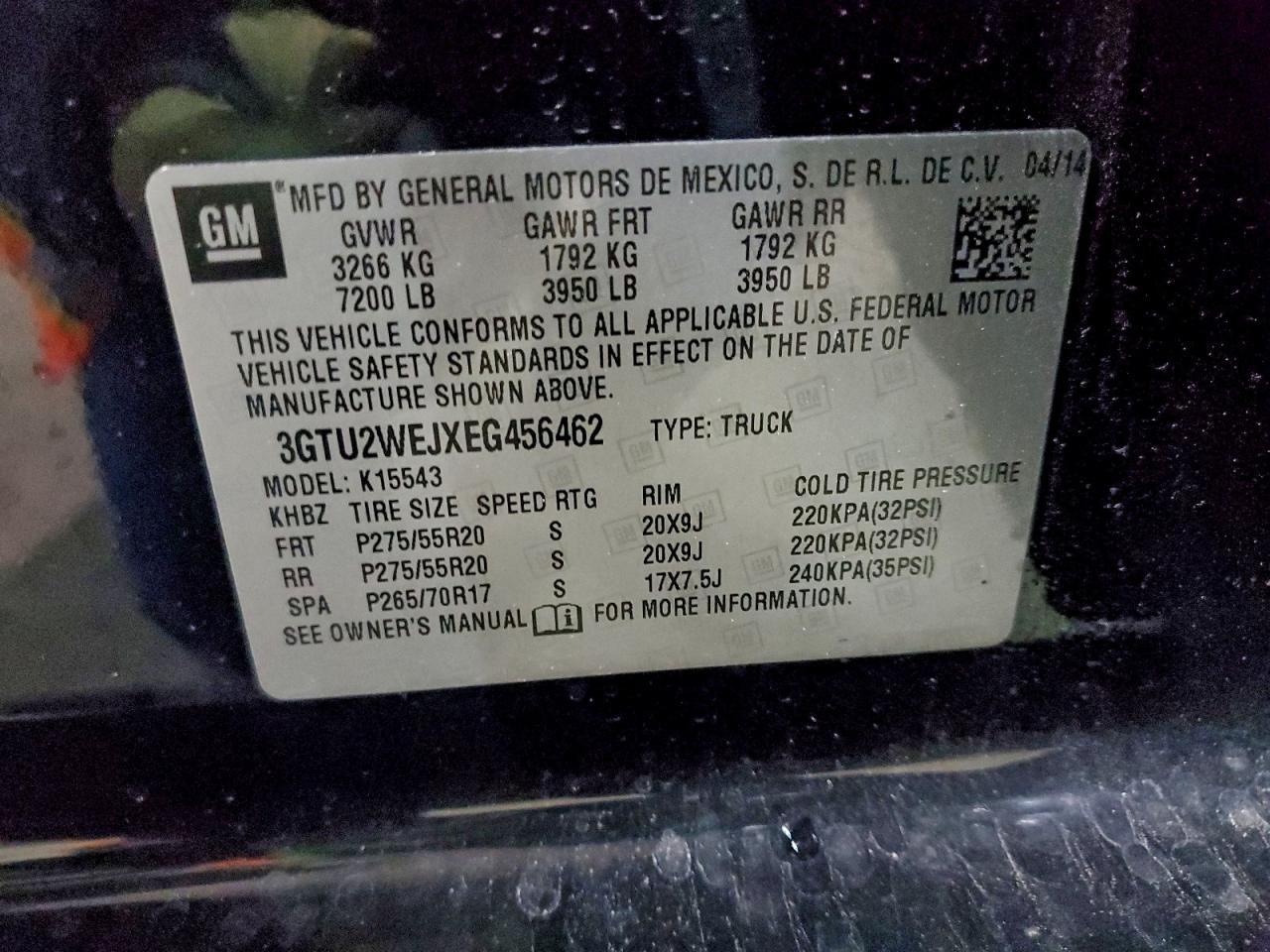 2014 GMC SIERRA K1500 DENALI photo 12