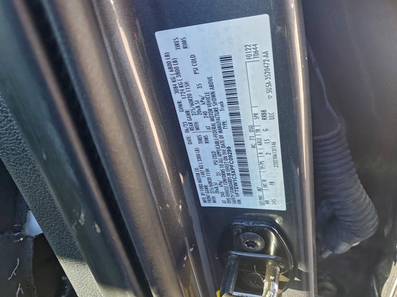 2023 FORD F150 SUPERCREW photo 13
