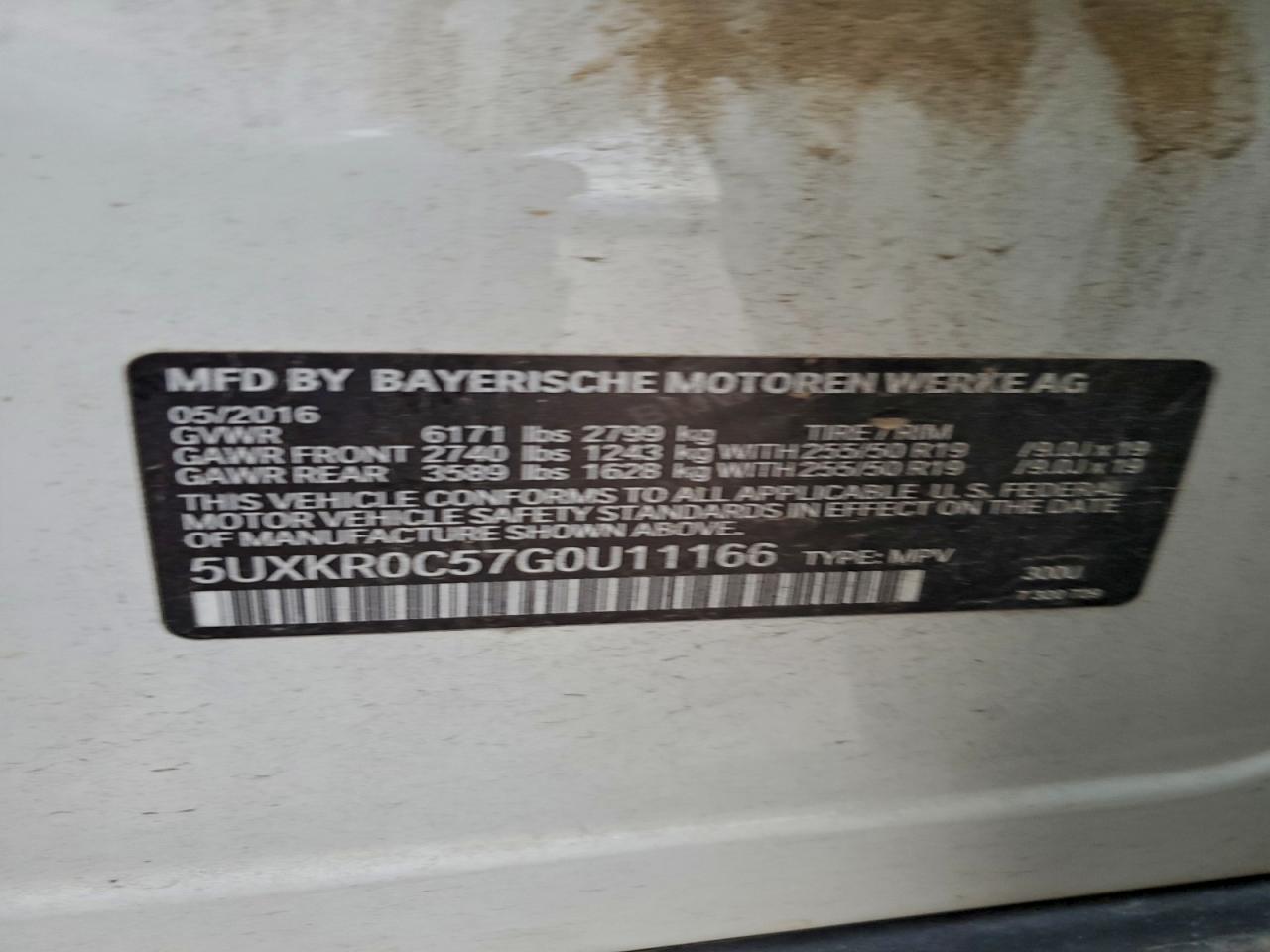 2016 BMW X5 XDRIVE35I photo 13