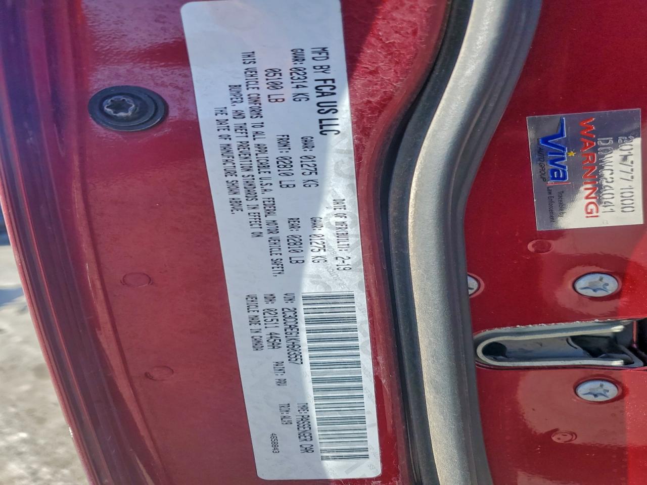 2019 CHRYSLER 300 LIMITED photo 12