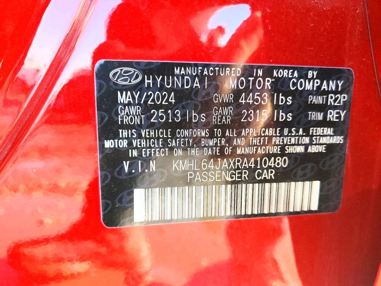 2024 HYUNDAI SONATA SEL photo 12